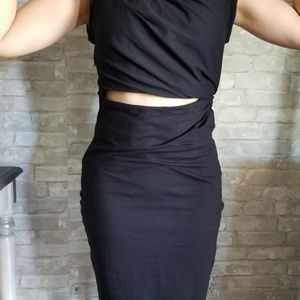 R ALEXANDER WANG BLACK DRESS